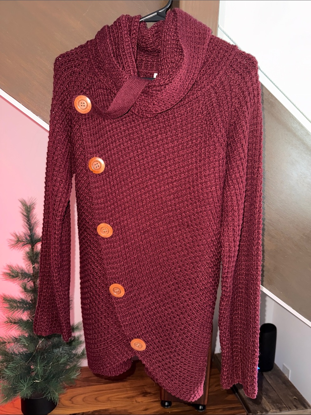 Red Knitted Sweater